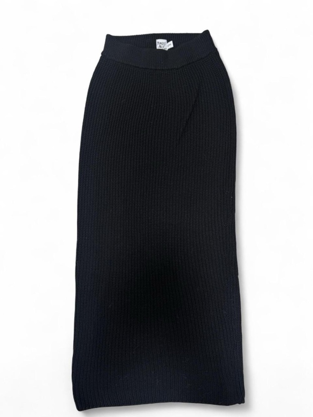 Princess Polly Black Knit Maxi Skirt